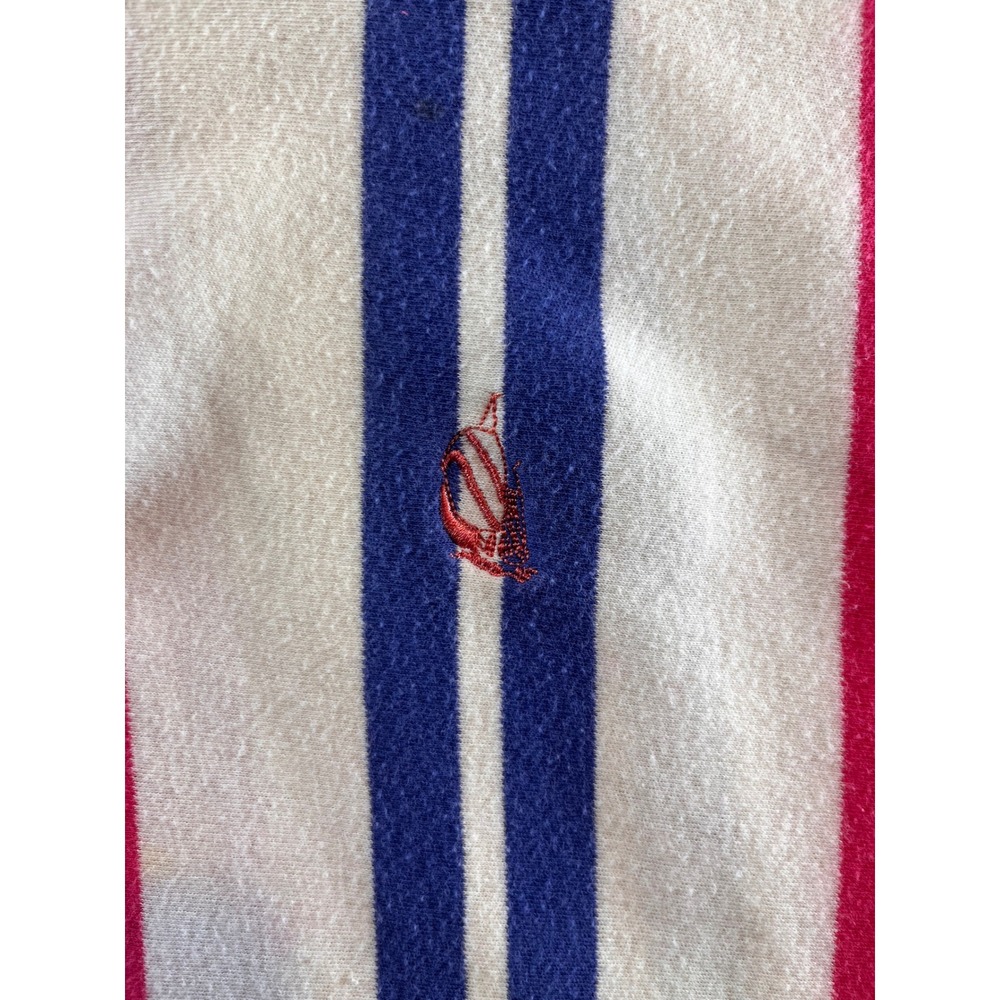 VTG Nautica Mens XL Multicolor Striped Polo Shirt Short Sleeve Casual Preppy - Picture 6 of 10